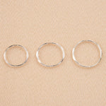 925 Sterling Silver - Faceted Sleepers