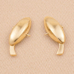 9ct Yellow Gold - Oval Cufflink Backs