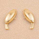 9ct Yellow Gold - Oval Cufflink Backs