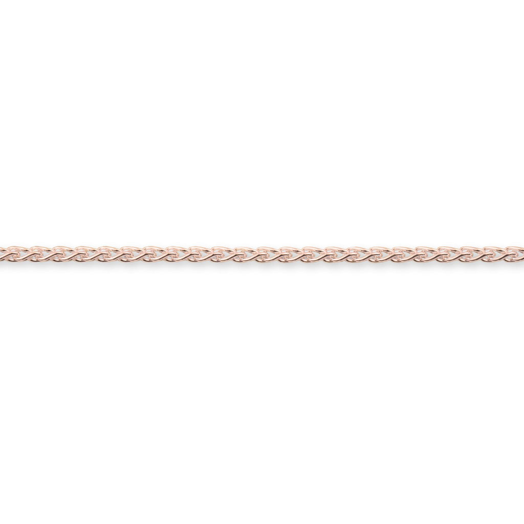18ct Rose Gold - Wheat - Necklace Chain
