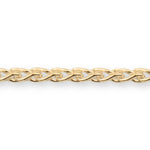 9ct Yellow Gold - Wheat - Bracelet Chain