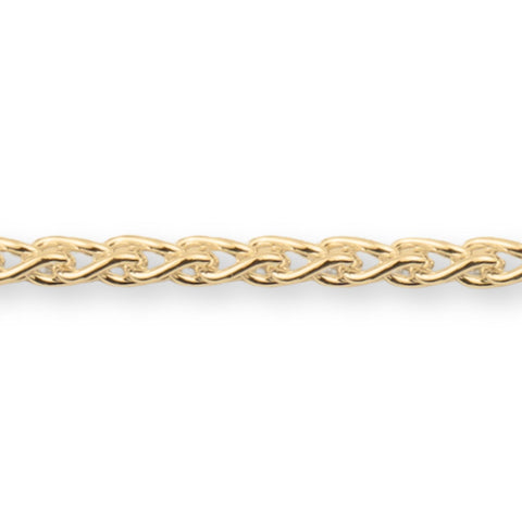 9ct Yellow Gold - Wheat - Chain Roll