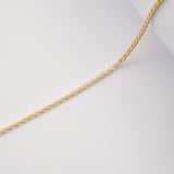 9ct Yellow Gold - Wheat - Chain Roll