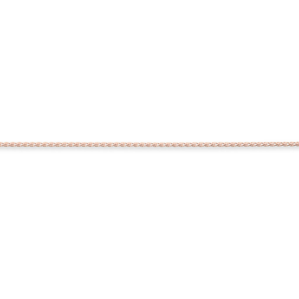 18ct Rose Gold - Wheat - Chain Roll