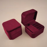 Maroon - Jewellery Travel Box