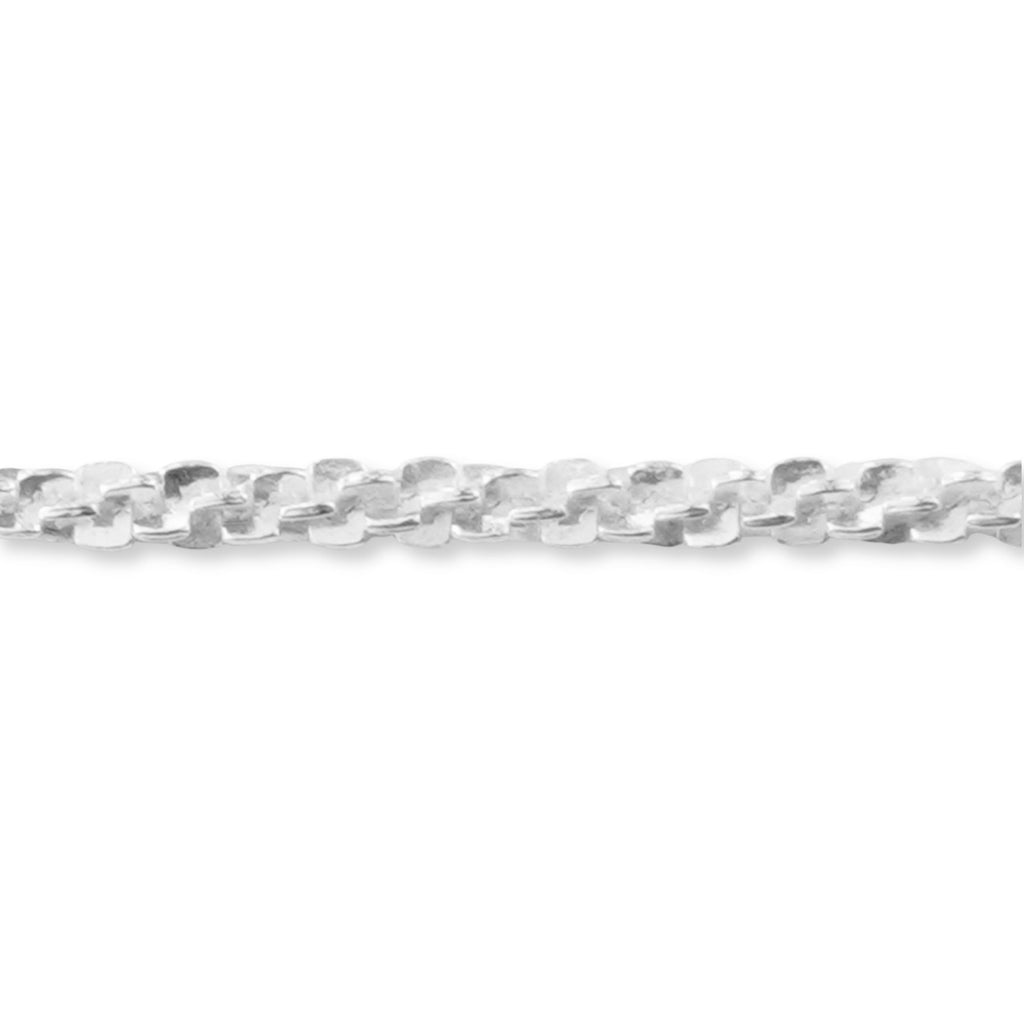 925 Sterling Silver - X Profile - Bracelet Chain