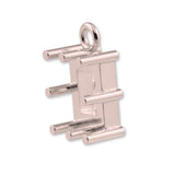 18ct Rose Gold - Rectangle Prong Setting