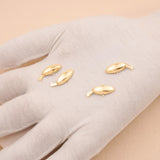 9ct Yellow Gold - Oval Cufflink Backs