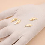 18ct Yellow Gold - Oval Cufflink Backs