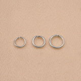 14ct White Gold - Round Open Jump Rings