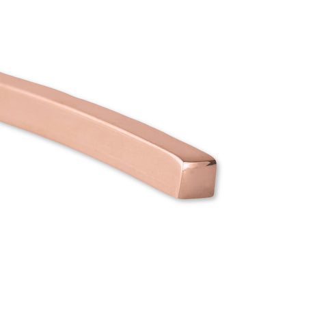 14ct Rose Gold - Square Wire