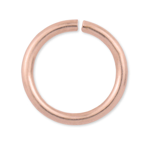 14ct Rose Gold - Round Open Jump Rings