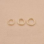 14ct Yellow Gold - Round Open Jump Rings