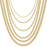 9ct Yellow Gold - Cable - Bracelet Chain