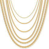 9ct Yellow Gold - Cable - Bracelet Chain