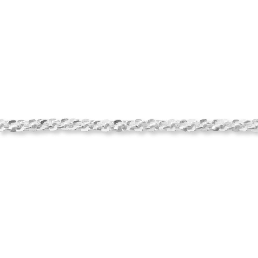 925 Sterling Silver - X Profile - Bracelet Chain