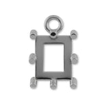950 Platinum - Rectangle Prong Setting
