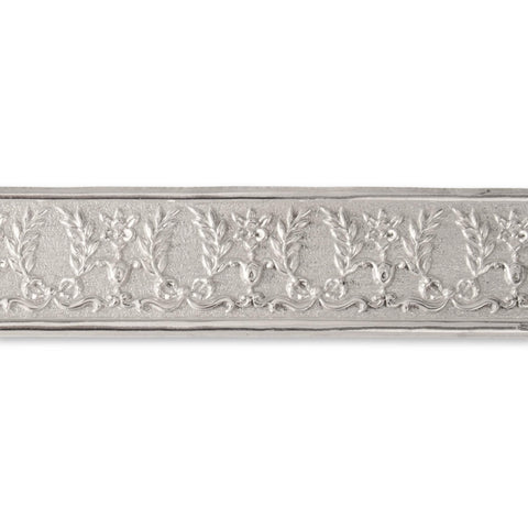 925 Sterling Silver - Pattern "F" - Embossed Strip