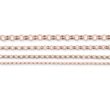 9ct Rose Gold - Belcher - Chain Roll