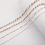 9ct Rose Gold - Belcher - Bracelet Chain