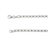 9ct White Gold - Belcher - Necklace Chain