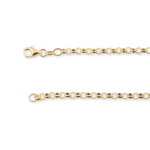 9ct Yellow Gold - Belcher - Bracelet Chain