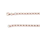 9ct Rose Gold - Belcher - Bracelet Chain