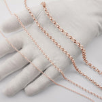 9ct Rose Gold - Belcher - Necklace Chain