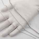 9ct White Gold - Belcher - Bracelet Chain