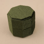 Olive Green - Octagon Ring Box