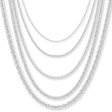 925 Sterling Silver - Cable - Bracelet Chain