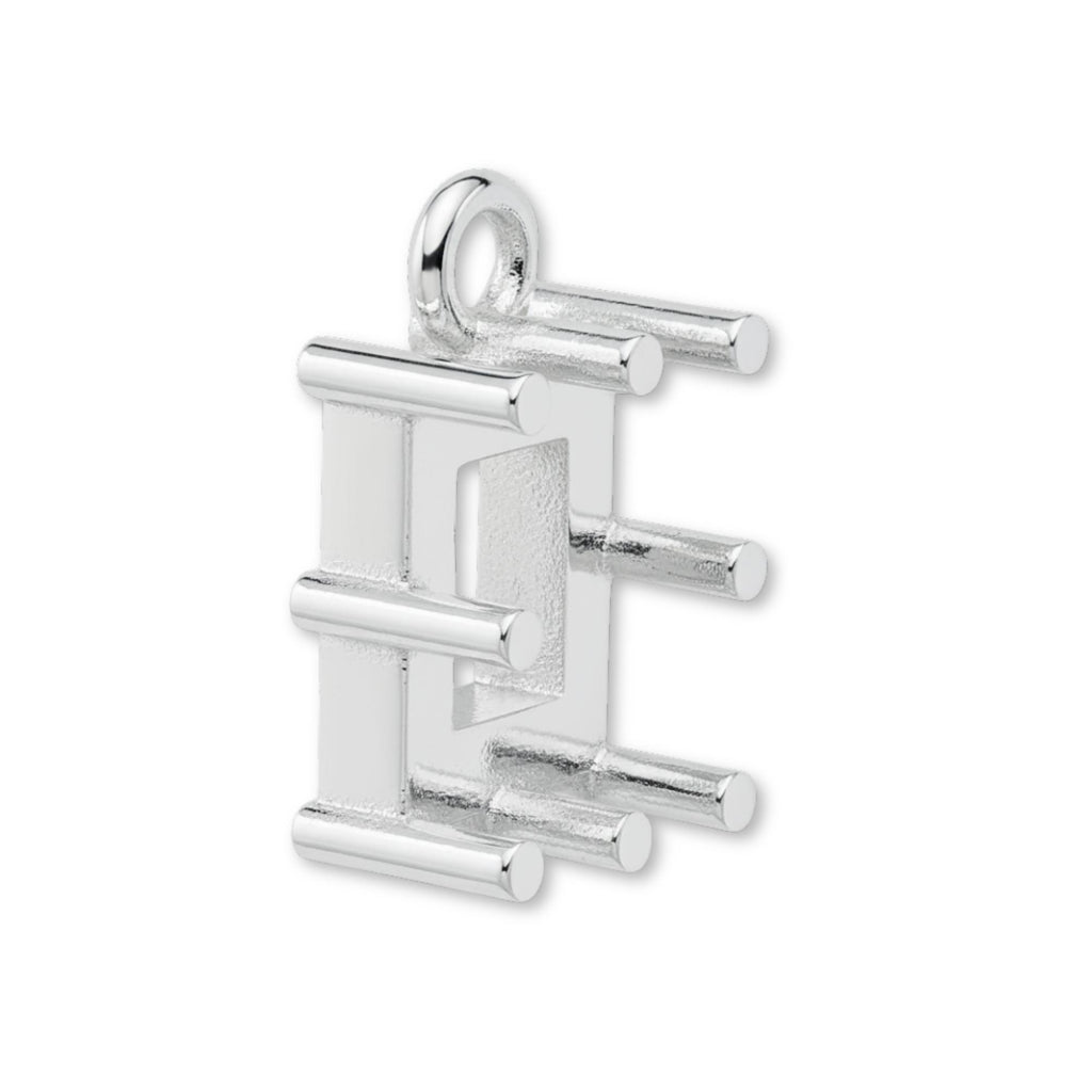 925 Sterling Silver - Rectangle Prong Setting