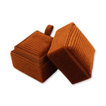 Orange Amber - Square Earring Box