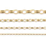 9ct Yellow Gold - Oval Belcher - Chain Extender