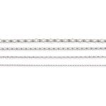 9ct White Gold - Oval Belcher - Chain Extender