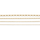 9ct Yellow Gold - Oval Belcher - Chain Extender