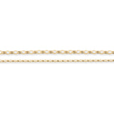 18ct Yellow Gold - Oval Belcher - Chain Extender