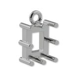 950 Platinum - Rectangle Prong Setting