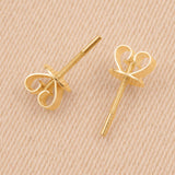 9ct Yellow Gold - Threaded Post Butterflies