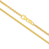 9ct Yellow Gold - Cable - Chain Extender