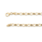 18ct Yellow Gold - Oval Belcher - Chain Extender