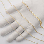 9ct Yellow Gold - Oval Belcher - Chain Roll