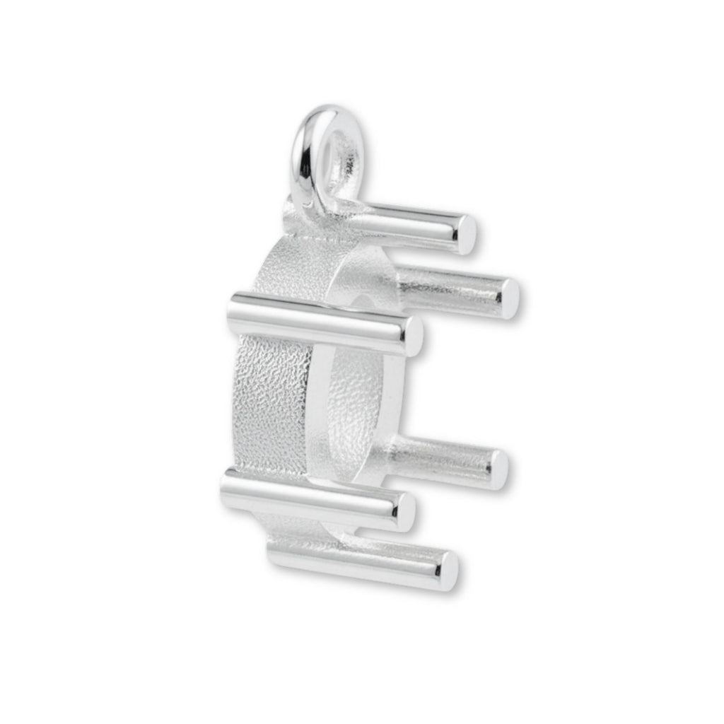 925 Sterling Silver - Oval Prong Setting