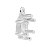 925 Sterling Silver - Oval Prong Setting