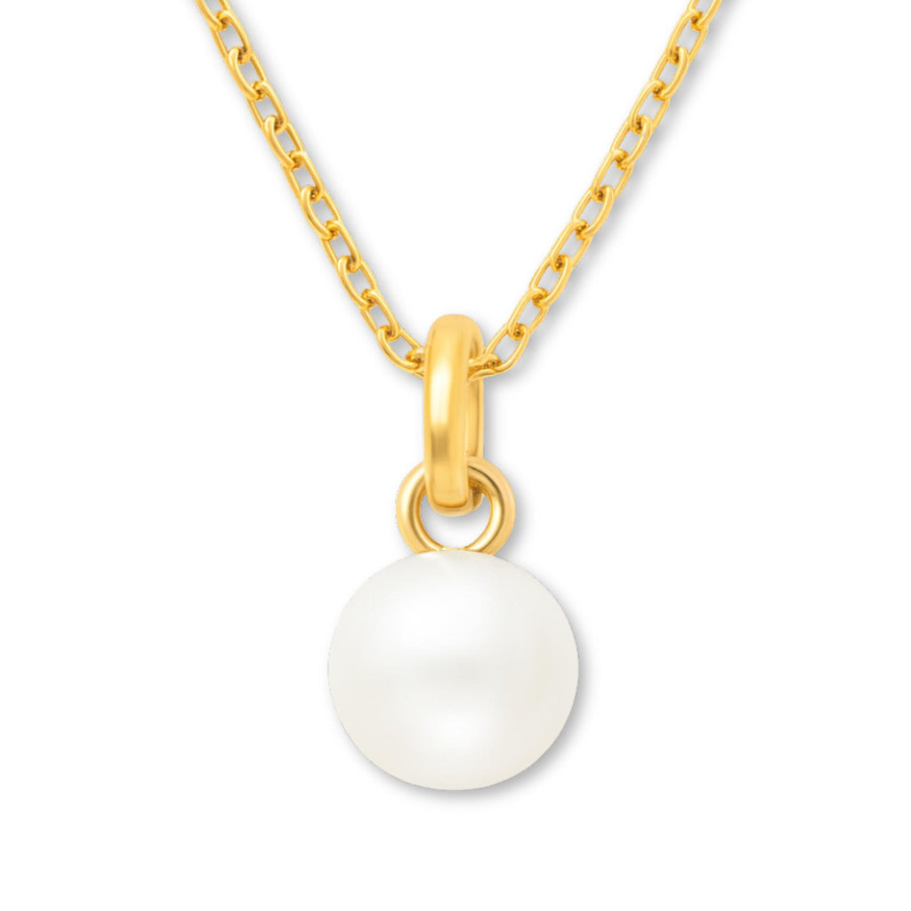 9ct Yellow Gold | Pearl - June Birthstone Necklace