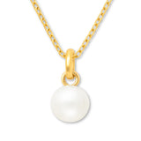 9ct Yellow Gold | Pearl - June Birthstone Necklace