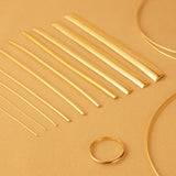 18ct Yellow Gold - Half Round Wire