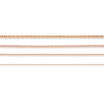 9ct Rose Gold - Cable - Chain Extender