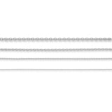 18ct White Gold - Cable - Necklace Chain