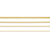 18ct Yellow Gold - Cable - Chain Extender